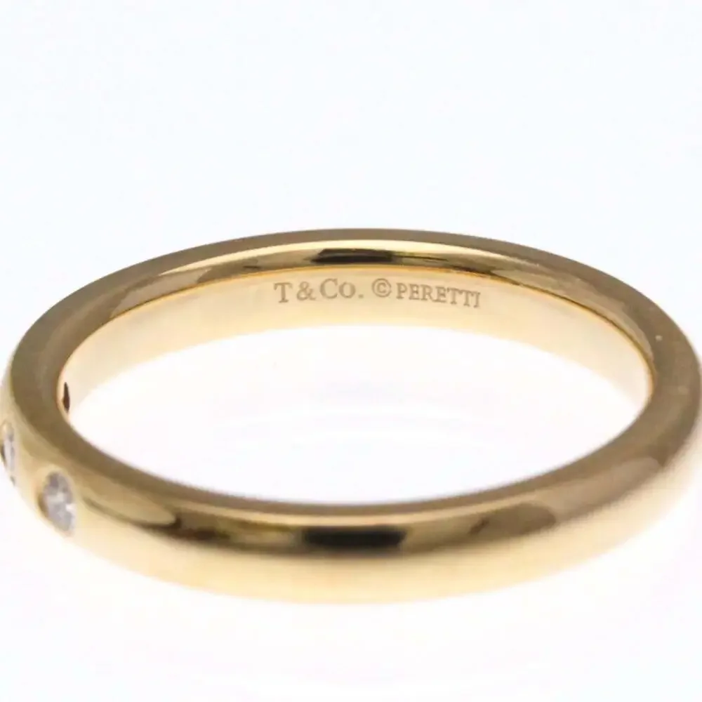 TIFFANY 18k Gold Diamond Ring